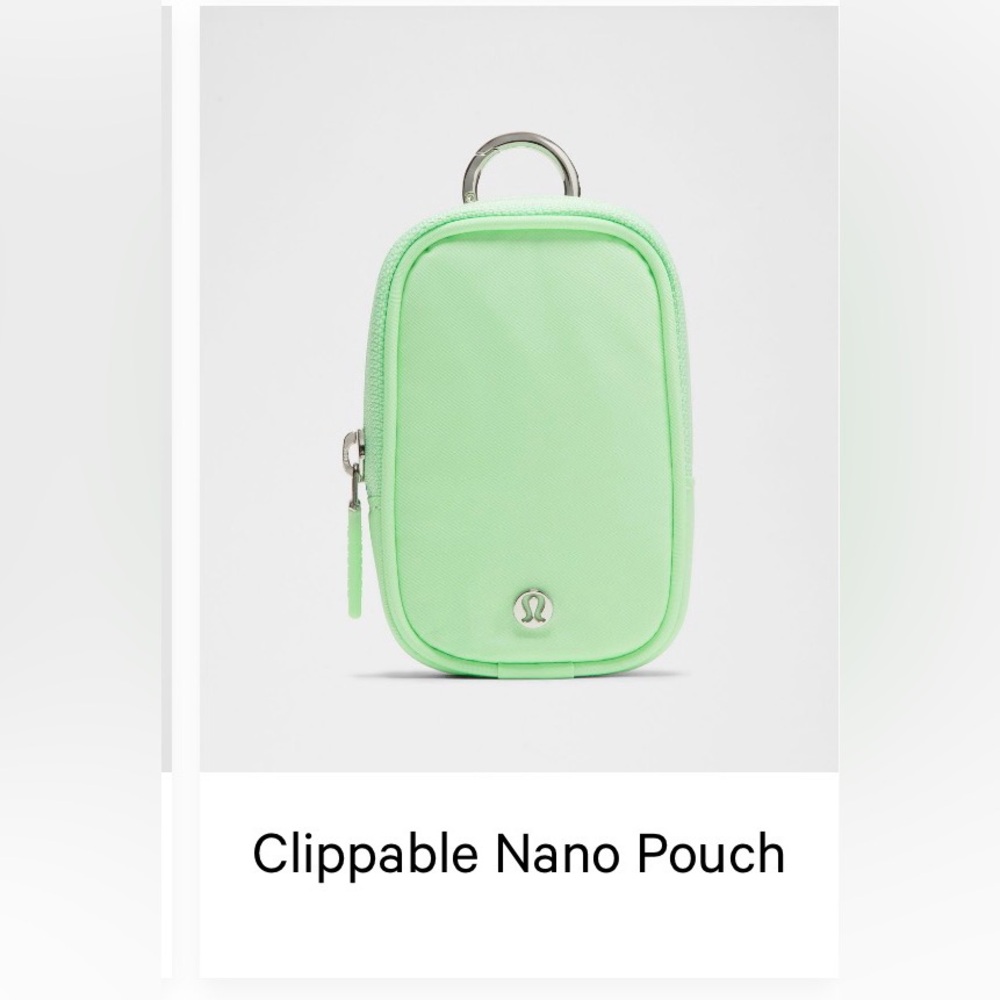 Lululemon Athletica Mint Green Pouch